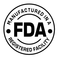 Federal Drug Administration Registered Facility Badge