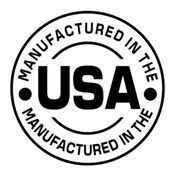 Manufactured in the USA Badge